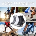 thumbnail image 3 of Mqamex Men's 6 Pairs Ankle Athletic Socks, Moisture Wicking Cushioned Socks with Arch Support for Running, Black/White/Grey Size 6.5-12.5, 3 of 8