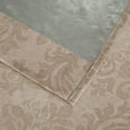 thumbnail image 2 of WARM HOME DESIGNS 1 Pair (2 Panels) of Brown Taupe Blackout Curtains with Embossed Textured Damask Flower Pattern. EV TAUPE 2x54x63, 2 of 5