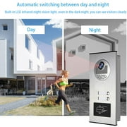 Anjielosmart Home Video Intercom, Wireless Audio Intercom Master Station, 2-Pack, White