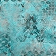 thumbnail image 1 of oneOone Polyester Spandex Turquoise Green Fabric Abstracts Sewing Craft Projects Fabric Prints By Yard 56 Inch Wide, 1 of 4