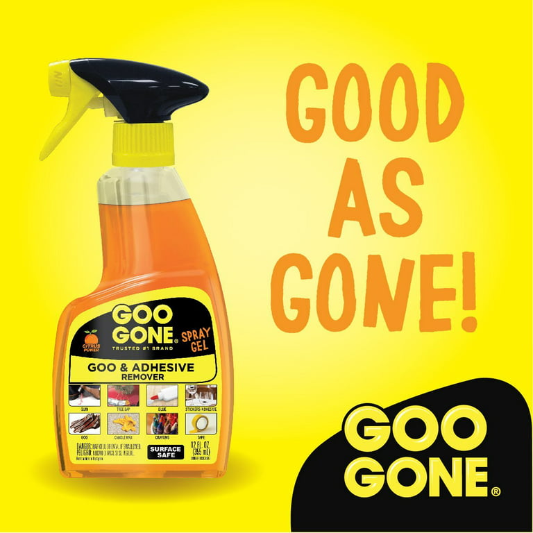  Goo Gone Adhesive Remover Gel - 10 Ounce - for Auto, Grease,  Tar, Tape, Goo, Sticky and Gummy Messes : Sports & Outdoors