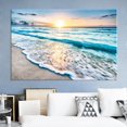 thumbnail image 1 of Arte mural de olas del mar de Yirtree, impresiones en lienzo de 7,87" x 11,81", 1 of 8