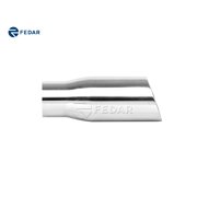 Fedar 2.25 Inlet 3 Outlet 8 Dual Wall Slant Angle Cut Exhaust Tip Tail Pipe Tailpipe