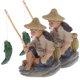 thumbnail image 3 of 2 piezas decorativas de modelo de pescador para pecera, adornos para mesa de arena, 3 of 7