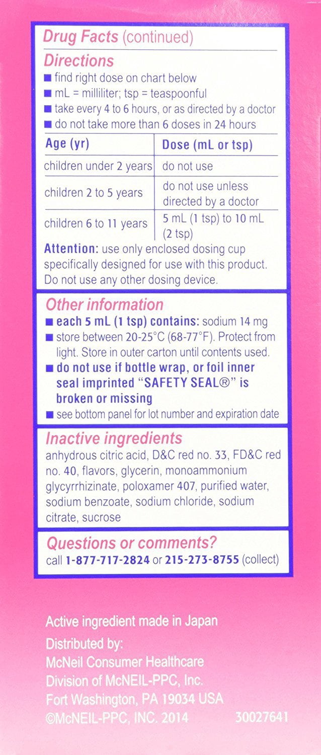 Children's Benadryl Antihistamine Allergy Cherry Alcohol-Free 8 oz, 2-Pack