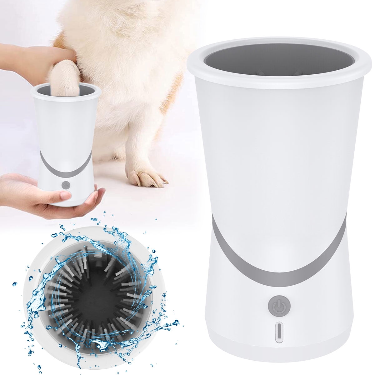 Pet Grooming and Washing Cup, Dog Foot Washing Device, Cat Paw Mud Foot  Cleaning Artifact, Household Portable Dog Foot Cleaning Supplies (S,Blue)