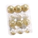 thumbnail image 5 of 24 bolas navideñas transparentes para decorar el árbol de Navidad. Oro claro, 5 of 9