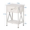 thumbnail image 4 of VECELO 3-Piece Bedroom Sets Upholstered Bed Frame and 2 Nightstand, 4 of 9