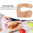thumbnail image 3 of Wooden Kids Cutter, Fruits Vegetables Bread ChopperChildren Cutting Cooking Toy For Kitchen Pretend Toy, 3 of 8