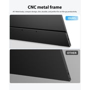 Portable Gaming Monitor 120HZ , NEWSOUL 16inch 2K USB C HDMI Portable Monitor W/ Freesync HDR, External Second Screen for Laptop, PC, PS5, Mac, Xbox