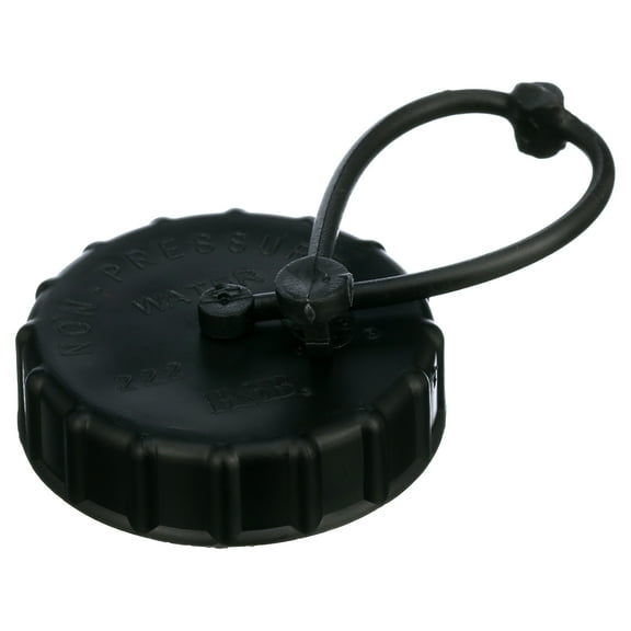 RV Camper Gravity Water Fill Cap/Strap Black PN 94244
