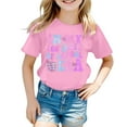 thumbnail image 3 of WOYY 100 Days Of School T-Shirt for Girls Short Sleeve Round Neck T Shirt Tee, Sizes 3-4T, 3 of 3