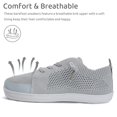 thumbnail image 2 of Zapatillas WaTelves para niños pequeños, anchas y descalzas, grises, 2 of 6