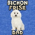 thumbnail image 2 of CafePress - Bichon Frise Dad - Cute Infant Baby Football Bodysuit, 2 of 3