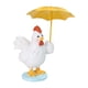 thumbnail image 1 of Estatua de pollo de resina, decoración creativa del hogar, figura de pollo para el jardín, escultura para sala de estar y cocina., 1 of 9