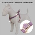 thumbnail image 4 of Plutus Pet Cotton Hemp Step In Dog Harness, Sustainable, Lightweight and Escape-Proof, Easy Walk Dog Harness for Puppy Small Medium and Large Dogs, Lavender, L, 4 of 7