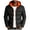 Black#cold weather puffer jacket men, variant on VINUSLI Men’s Puffer Thicken Quilted Warm Jackets with Detachable Hood Winter Zip Up Cold Weather Outerwear Coat White,L