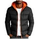 thumbnail image 4 of Ceisia Men Solid Color Hooded Cardigan Jacket Warm Casual Long Sleeve Pocket Parka Gift, 4 of 5