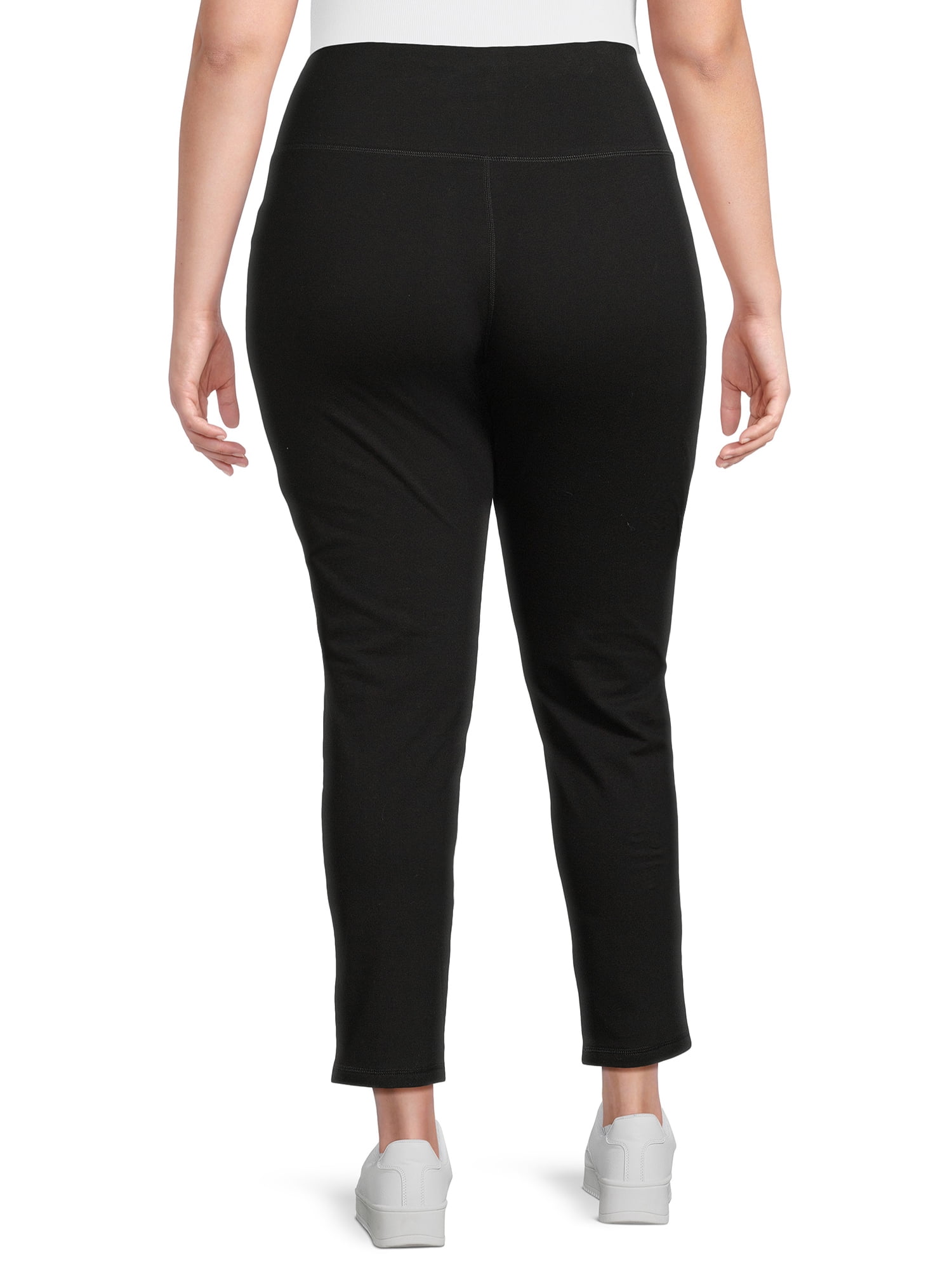 Athletic Works Women's and Women's Plus Front Slit Leggings, Sizes XS-5X