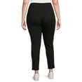 thumbnail image 3 of Athletic Works Women's and Women's Plus Front Slit Leggings, Sizes XS-5X, 3 of 5