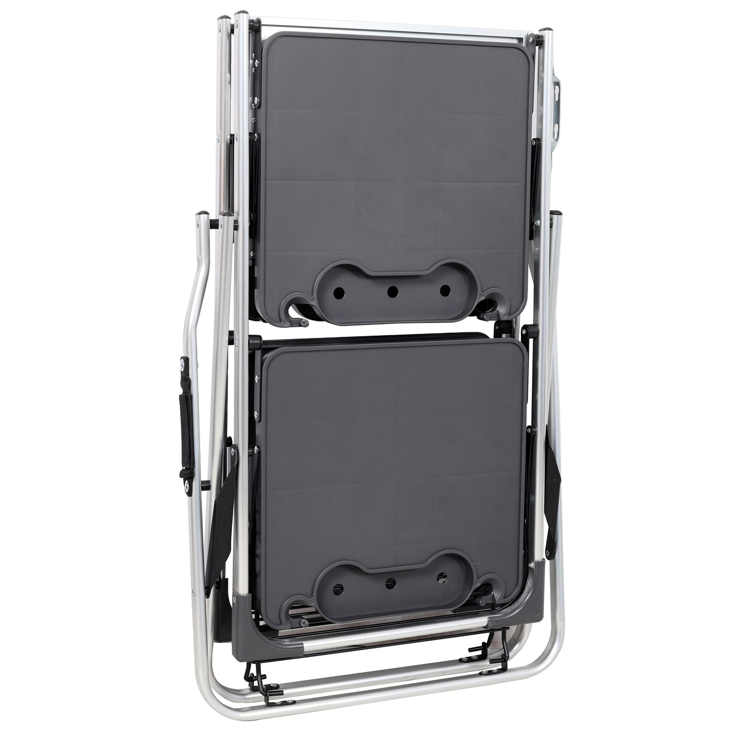 Folding Camping Kitchen Table with Lantern and 4 Side Tables