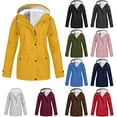 thumbnail image 2 of Aricy Womens Winter Coats Plus Size Windbreaker Fleece Lined Thick Thermal Jackets Warm Plush Hooded Jackets Outwear with Pocekts, 2 of 4