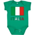 thumbnail image 3 of Inktastic Italy Flag & Italia Black Border Boys or Girls Baby Bodysuit, 3 of 5