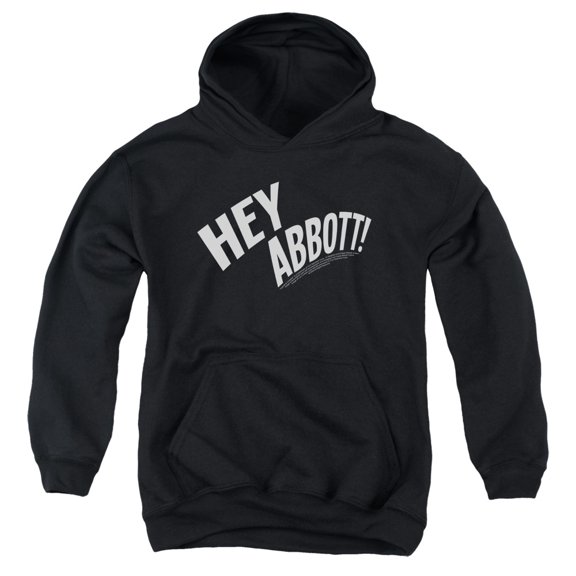 Abbott & Costello - Hey Abbott - Youth Hooded Sweatshirt - X-Large