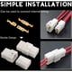 thumbnail image 4 of 400 piezas Conector automotriz de 6,3 MM Kit de conector de terminal de cable y eléctrico macho de 1/2/3/4/6/8/9 pines, 4 of 5