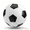 Black-White, variant on FIDAC Size 5 Soccer Ball – PU Leather, Butyl Bladder, Durable Training Ball for Youth Matches – Excellent Air Retention for Grass & Hard Courts