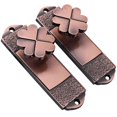 thumbnail image 1 of 2pcs Alloy Leaf Curtain Holdbacks Antique Metal Curtain Side Holders for Wall, 1 of 4