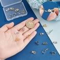 thumbnail image 5 of 20pcs Stainless Steel Clip-on Earrings Painless Ear Clip Non-Pierced Ears Golden Stainless Steel Color Clip-on Earring Converter Components DIY Earring 12mm Long, 5 of 5