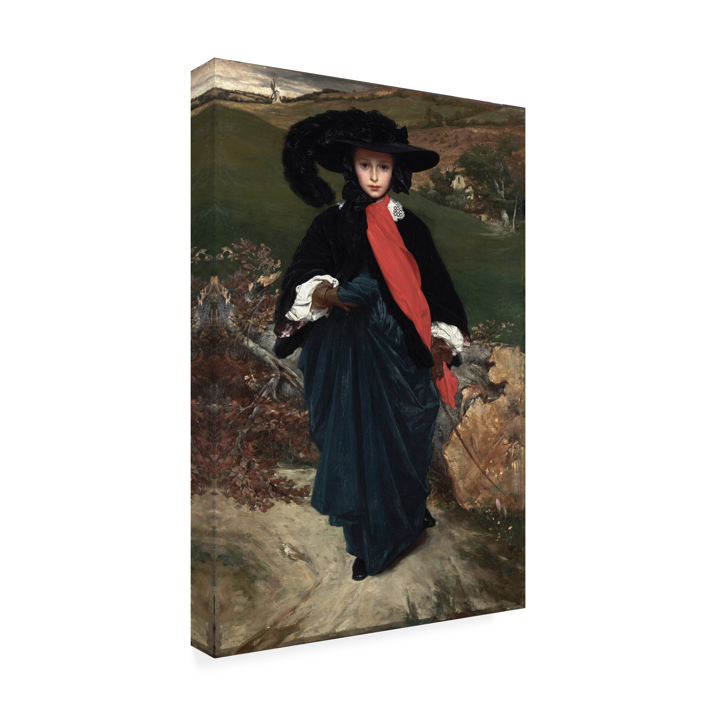 Leighton 'Portrait of May Sartoris' Canvas Art