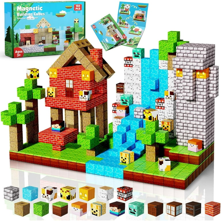 Annexfun Magnetic Blocks Building Set 150PCS Educational STEM Toys