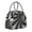 Light Grey, variant on Horeoi 3D Vortex Illusion Pattern Large Insulated Lunch Bag for Work, School, Picnic - Waterproof, Durable Oxford Cloth, Comfortable Handle-Black
