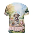 thumbnail image 2 of Happy Mother's Day German Shorthaired Pointer with Sweets and Flowers at a Picnic All Over Print 3D Shirt Unisex Merch GSP Lover Dog Gift - 13005, 2 of 6