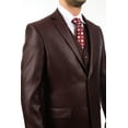 thumbnail image 2 of Julinie Mens Suit 3-Piece Solid Textured Suit Set with Jacket, Vest, and Dress Pants - Modern Fit, 2 of 2