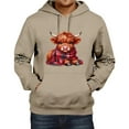 thumbnail image 1 of MHFRRA Sudadera con Capucha Informal de Manga Larga, Suave y Cómoda, Ideal para Uso Diario y Actividades Al Aire Libre, con Cordón Ajustable y Un Espacioso Bolsillo Frontal Marrón, 1 of 3