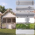 thumbnail image 5 of LAUSAINT HOME 10x30 Party Tent, Waterproof Heavy-Duty Event Shelter with Removable Sidewalls for Backyard Parties, Birthday & Camping, 5 of 14