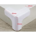 thumbnail image 2 of Corner Protector, Table Edge Bumper, Silicone Furniture Guard, Soft Collision Cushion for Sharp Corners, Furniture Accessories(White), 2 of 3