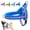 Blue, variant on Didog Soft Flannel Padded Dog Vest Harness, Escape Proof/Quick Fit Reflective Dog Strap Harness,Easy for Walking Training(Blue,S)