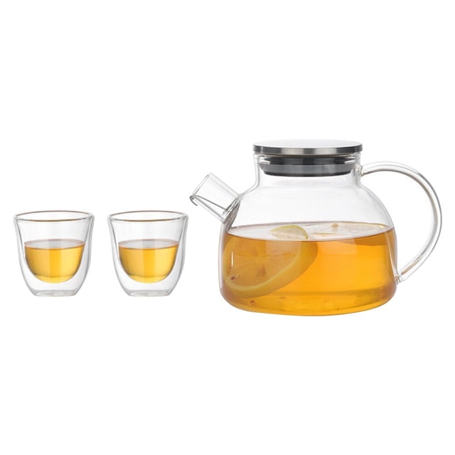 1pc 500ml Household Glass Teapot Heat Resistant Glass Teapot Healthy Teapot Small Kettle