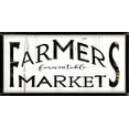 thumbnail image 2 of Jacobs, Cindy 18x11 White Modern Wood Framed Museum Art Print Titled - Farmers Market I, 2 of 4