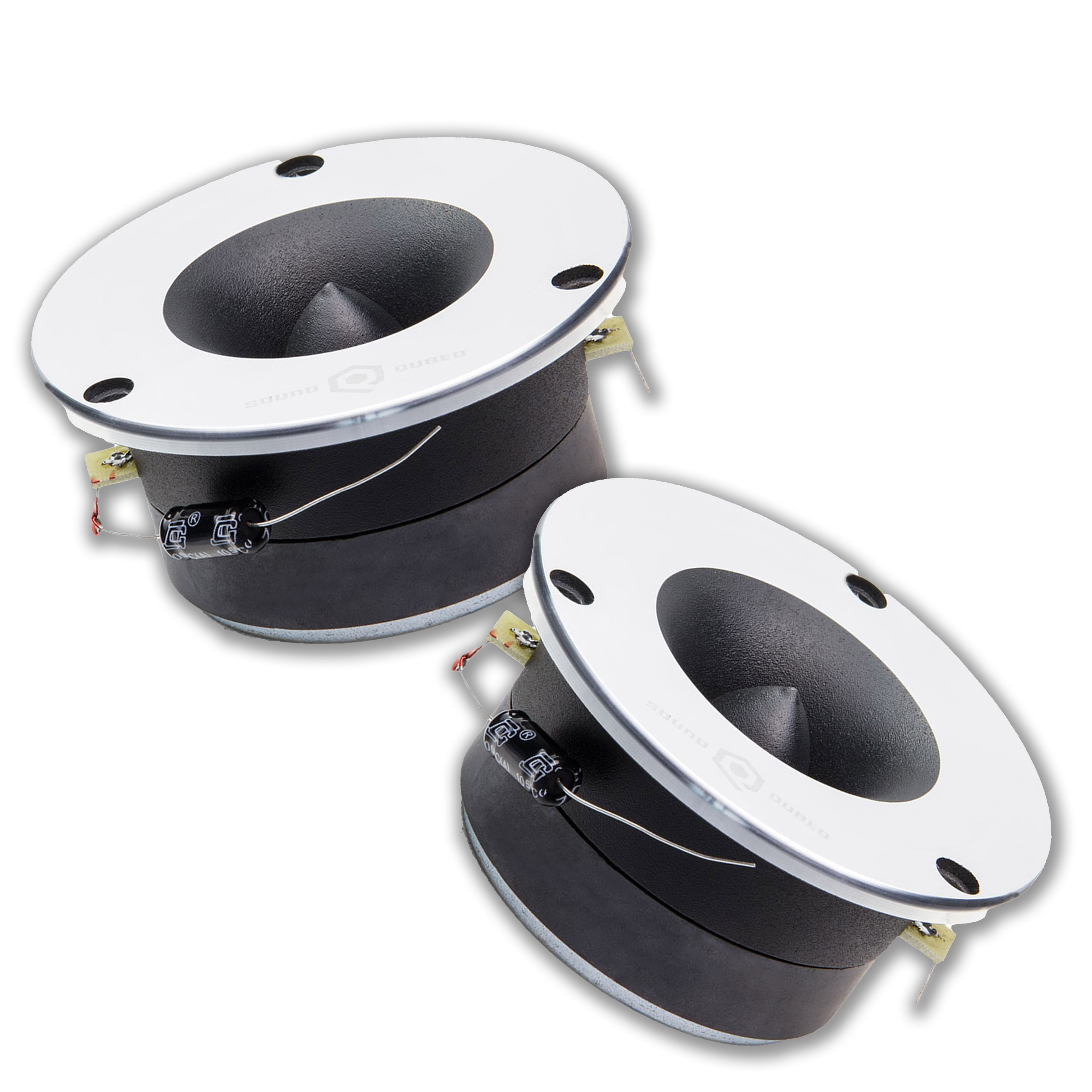 Pair of SoundQubed 1” Titanium Super Tweeters 4 Ohm 300W Car Audio QPTH25