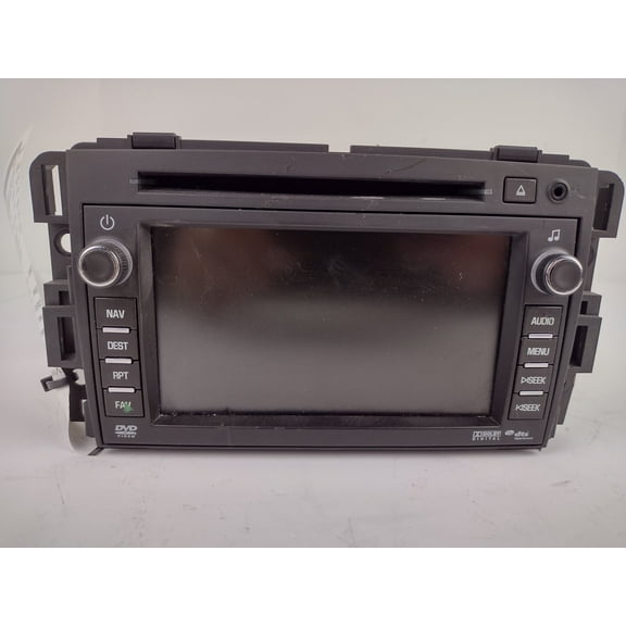 Pre-Owned 10 11 12 Buick Enclave AM FM CD Navigation Radio Receiver OEM - Verify Specific Vehicle Fitment In Description - (Good)