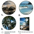 thumbnail image 3 of Designart "Tropical Paradise Beach Photo VI" Nautical & Beach Floater Framed Canvas Wall Art, 3 of 7
