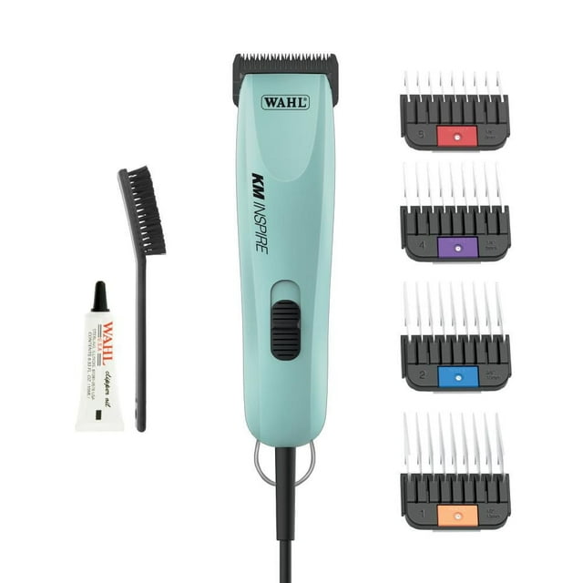 Wahl Professional KM Inspire Corded Animal Clipper, Powerful Brushless Motor, Easy Blade Changes, Lightweight Design for All Coats - Model - 59183