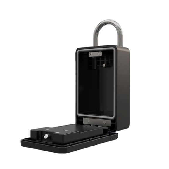 Key Lock BoxW1re1essLockboxes Secure Fingerprint UnlockW1re1essKey SafeW1re1essKey Safe Door Hanging Lockboxes Fingerprint Security Blue tooth Key Hold