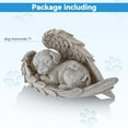 thumbnail image 4 of Dream Lifestyle The Dog Angel Memorial Statue,Dog Angle Memorial Tombstone Angel Decorations,Resin Pet Tombstone Dogs Dog Figurines,Pet Grave Markers Dog Cat in Angel Wing Figurine, 4 of 8