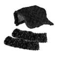 thumbnail image 2 of 2 fundas protectoras para cuchillas de patines de hielo, fundas protectoras para cuchillas de hockey, protectores para patines artísticos deportivos. Negro, 2 of 8